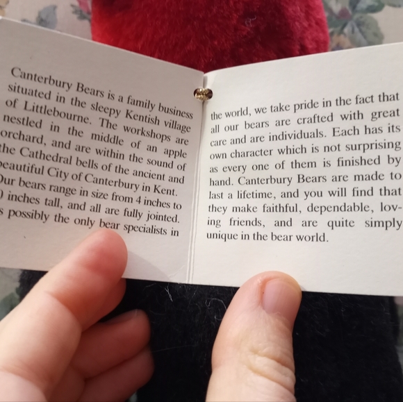 NWT Collectible 1992 Gund Bear - Picture 6 of 8